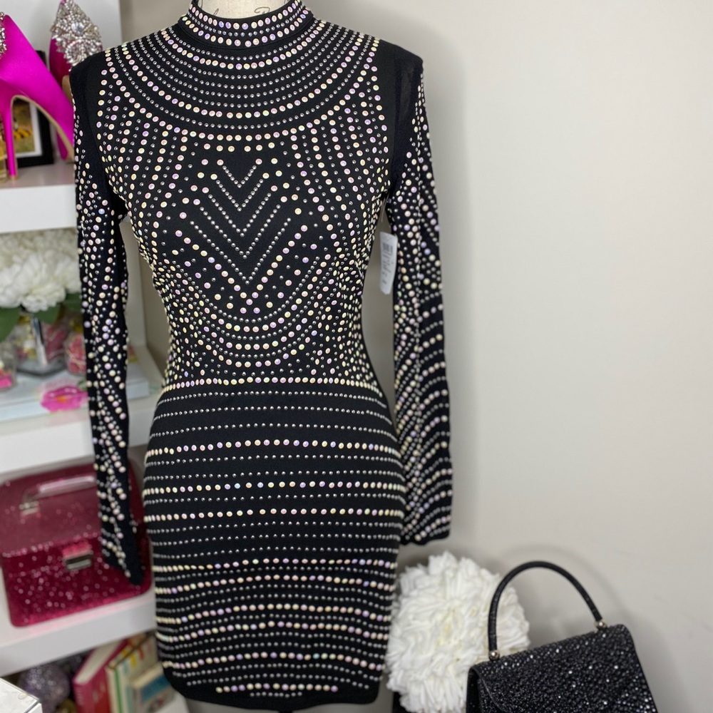 Black long sleeve dress